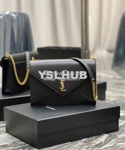Replica YSL Saint Laurent Gaby Chain Bag In Quilted Lambskin 668864 Bl