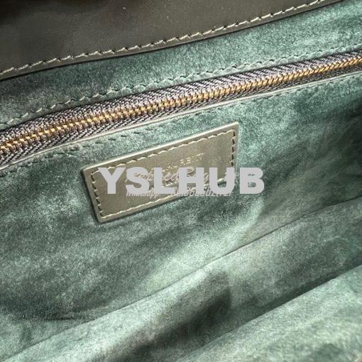 Replica YSL Saint Laurent Le 5 à 7 hobo bag in Vert Fonce calfskin Smo 8