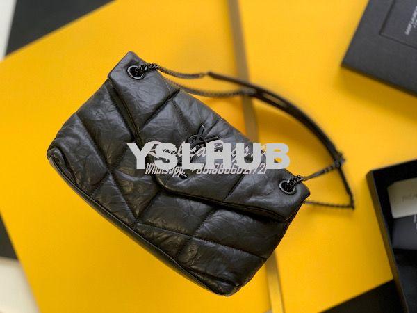 Replica Saint Laurent YSL Puffer Medium Bag In Quilted Wrinkled Matte 11
