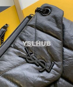 Replica Saint Laurent YSL Puffer Small Bag In Quilted Wrinkled Matte L 2