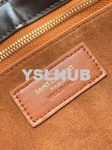 Replica YSL Saint Laurent Le Fermoir Hobo Bag In Shiny Leather 672615 8