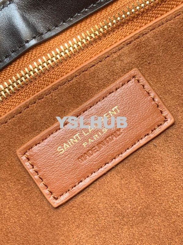 Replica YSL Saint Laurent Le Fermoir Hobo Bag In Shiny Leather 672615 8