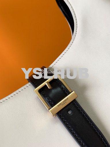 Replica YSL Saint Laurent Le Fermoir Hobo Bag In Shiny Leather 672615 5