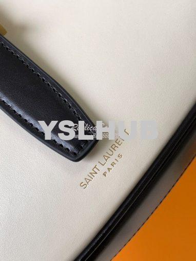 Replica YSL Saint Laurent Le Fermoir Hobo Bag In Shiny Leather 672615 6