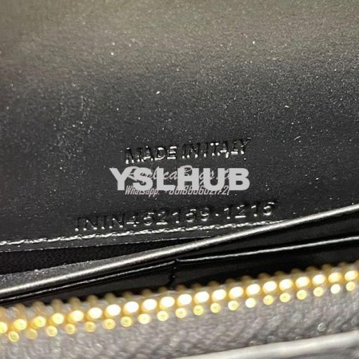 Replica YSL Saint Laurent Kate Chain Wallet With Tassel In Crocodile-e 12