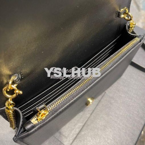 Replica YSL Saint Laurent Kate Chain Wallet With Tassel In Smooth Leat 9
