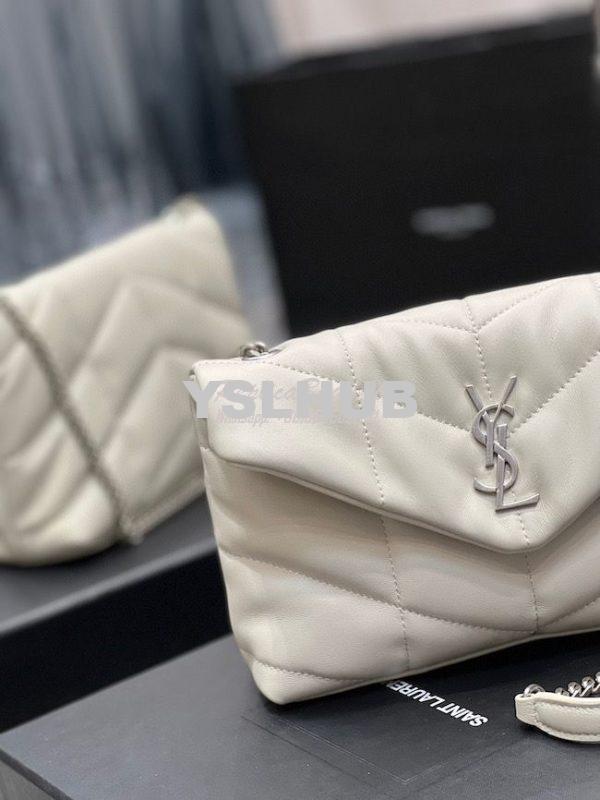 Replica YSL Saint Laurent Mini Loulou Puffer Toy Bag In Quilted Lambsk 4