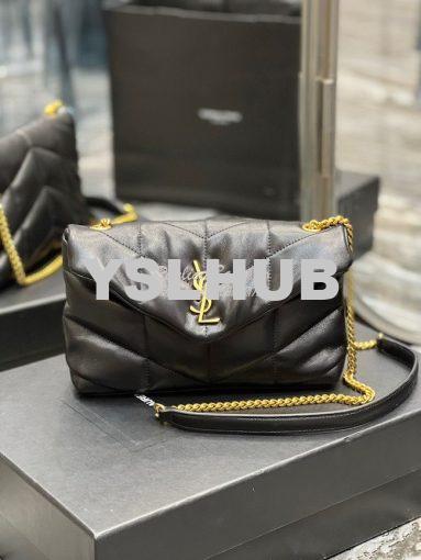 Replica YSL Saint Laurent Mini Loulou Puffer Toy Bag In Quilted Lambsk 2