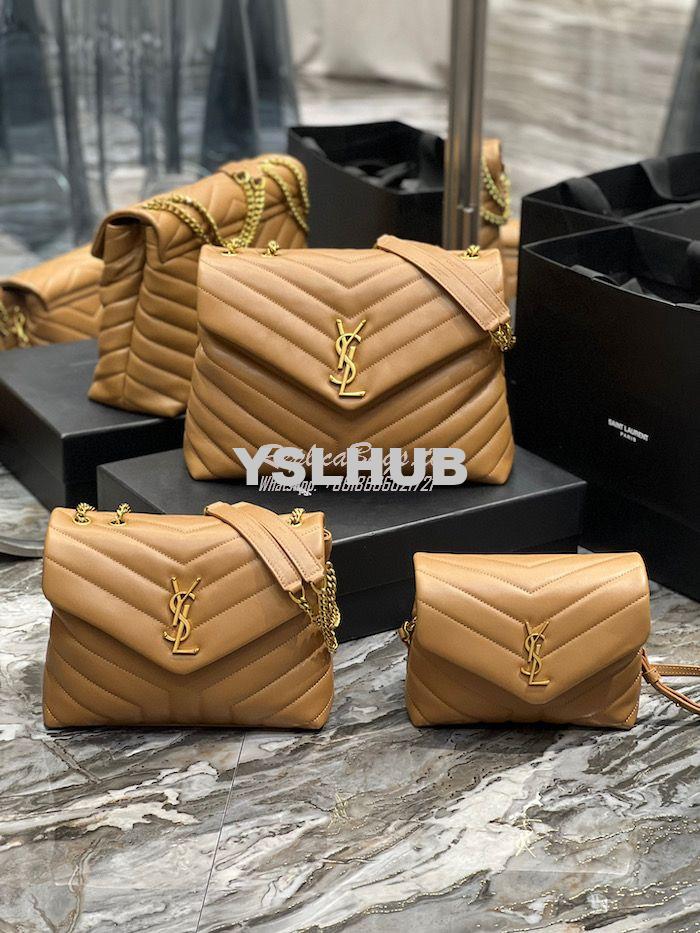 Replica Yves Saint Laurent YSL Loulou Small In Matelassé “Y” Leather L 13