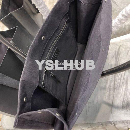 Replica YSL Saint Laurent Rive Gauche Tote Bag In Felt And Leather 499 7