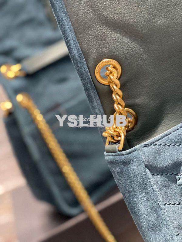 Replica YSL Saint Laurent Niki Medium In Quilted Suede And Smooth Leat 9