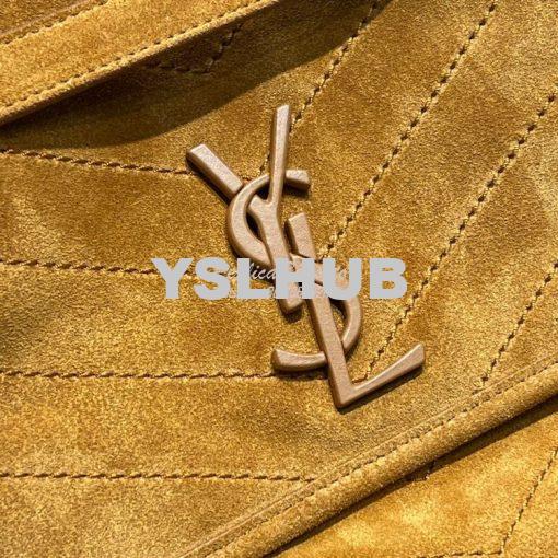 Replica YSL Saint Laurent Niki Medium In Quilted Suede And Smooth Leat 5