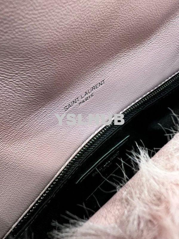 Replica YSL Saint Laurent Puffer Small Medium Bag In Merino Shearling 11