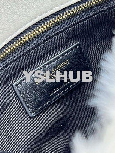 Replica YSL Saint Laurent Puffer Small Medium Bag In Merino Shearling 9