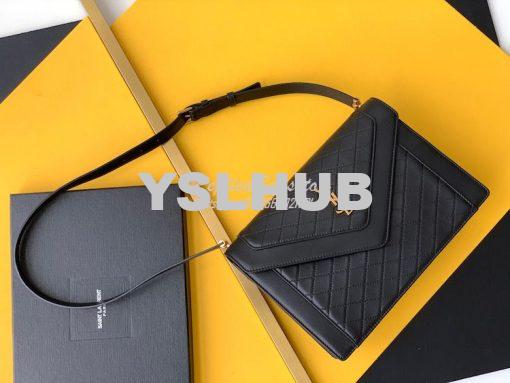 Replica YSL Saint Laurent Le Monogramme Bucket Bag In Canvas And Smoot 2