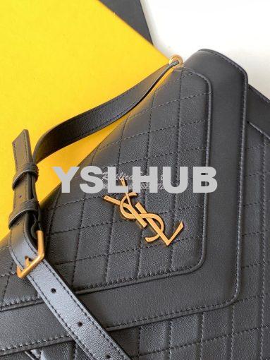 Replica YSL Saint Laurent Le Monogramme Bucket Bag In Canvas And Smoot 4