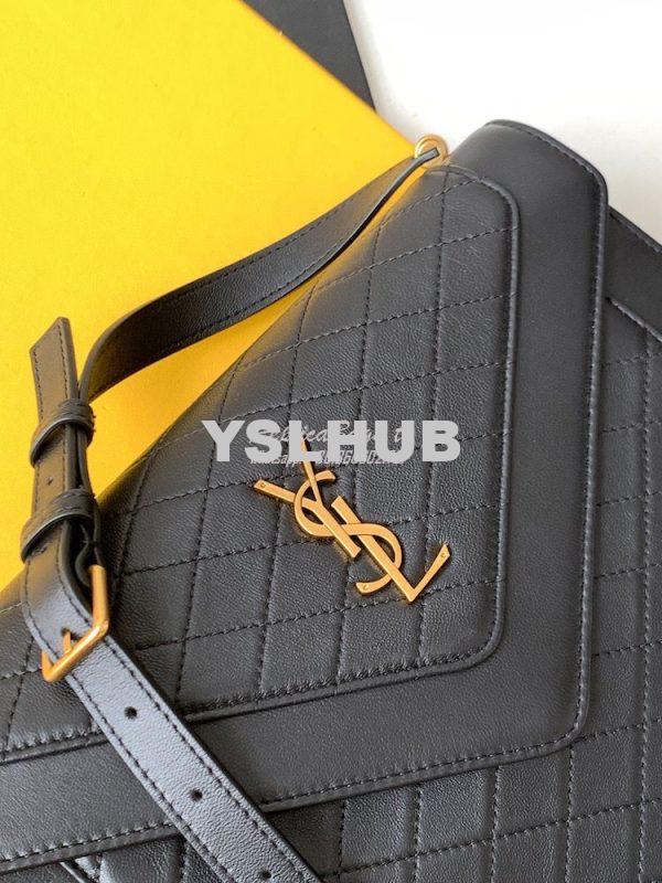 Replica YSL Saint Laurent Le Monogramme Bucket Bag In Canvas And Smoot 4