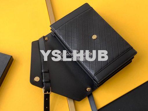 Replica YSL Saint Laurent Le Monogramme Bucket Bag In Canvas And Smoot 5
