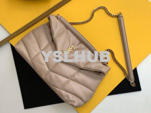 Replica Yves Saint Laurent YSL Loulou Puffer Medium Bag In Quilted Lam 2