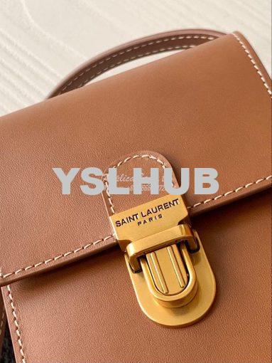 Replica YSL Saint Laurent Tuc Phone Pouch With Strap In Supple Calfski 5