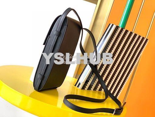 Replica YSL Saint Laurent Tuc Phone Pouch With Strap In Supple Calfski 4