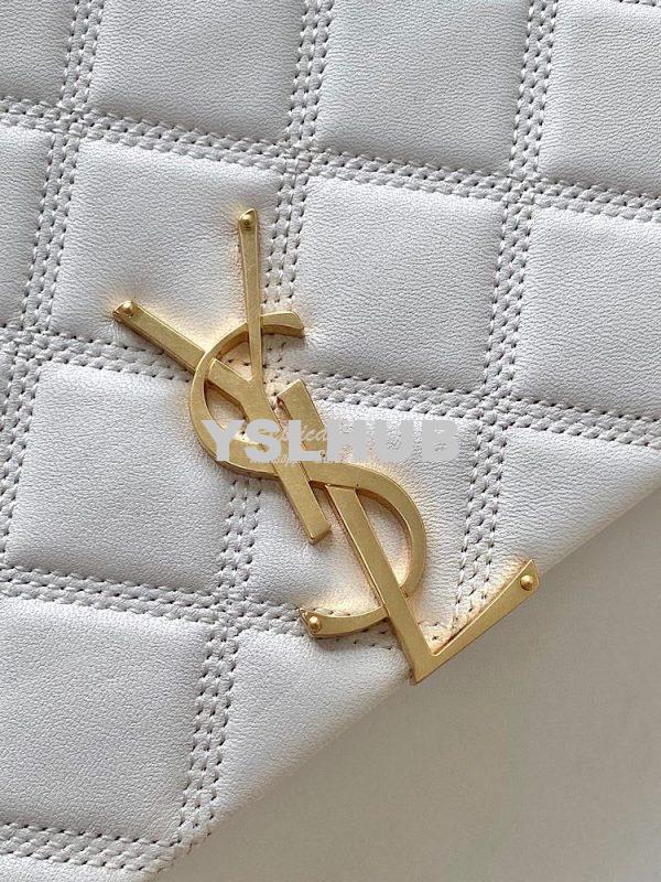 Replica YSL Saint Laurent Becky Mini Chain Bag In Carré-Quilted Lambsk 6