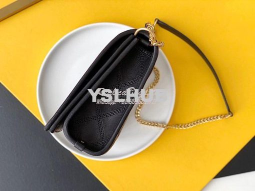 Replica YSL Saint Laurent Becky Mini Chain Bag In Carré-Quilted Lambsk 4
