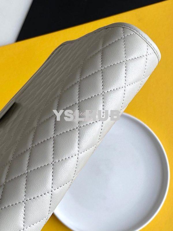 Replica YSL Saint Laurent Victoire Baby Clutch in Leather 65736118 Bla 3