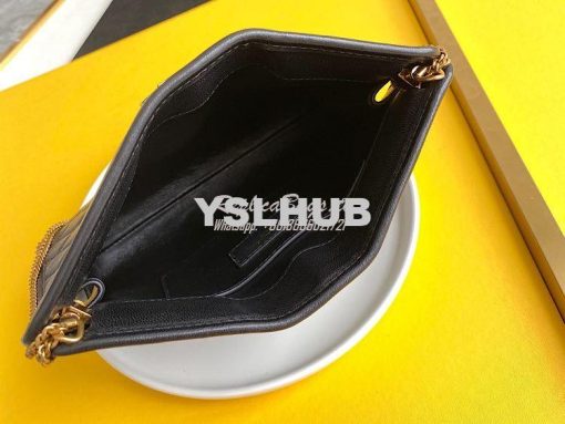 Replica YSL Saint Laurent Victoire Baby Clutch in Leather 65736118 Bla 7