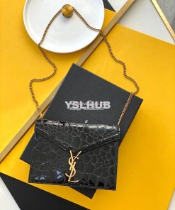 Replica YSL Saint Laurent Cassandra Monogram Clasp Bag In turtle Embos