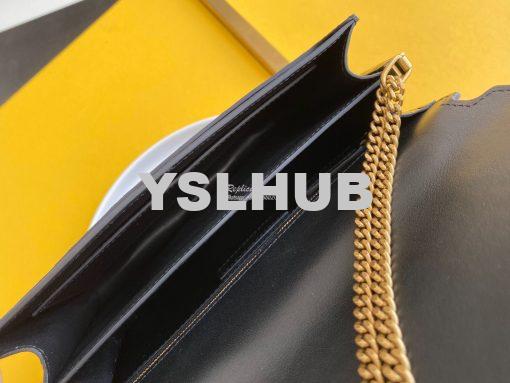 Replica YSL Saint Laurent Cassandra Monogram Clasp Bag In turtle Embos 9