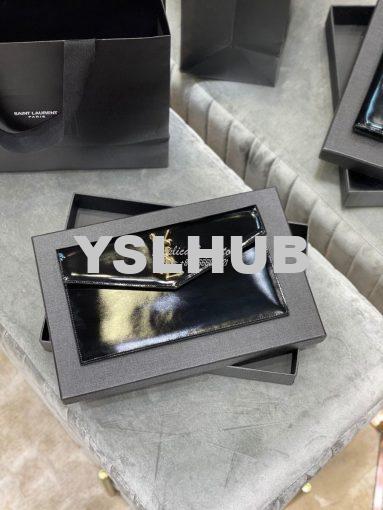 Replica YSL Saint Laurent Uptown Pouch In Shiny Smooth Leather 565739 9