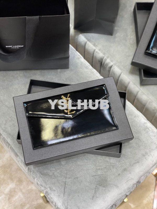 Replica YSL Saint Laurent Uptown Pouch In Shiny Smooth Leather 565739 9