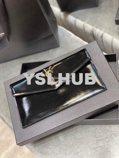 Replica YSL Saint Laurent Uptown Pouch In Shiny Smooth Leather 565739 10