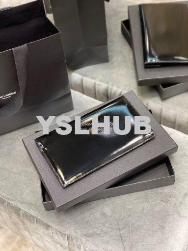 Replica YSL Saint Laurent Uptown Pouch In Shiny Smooth Leather 565739 16