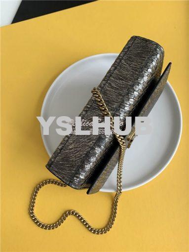 Replica YSL Saint Laurent Kate small with python pattern lambskin leat 5