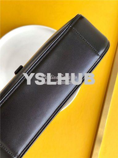 Replica YSL Saint Laurent Le 5 à 7 hobo bag in black calfskin smooth l 7