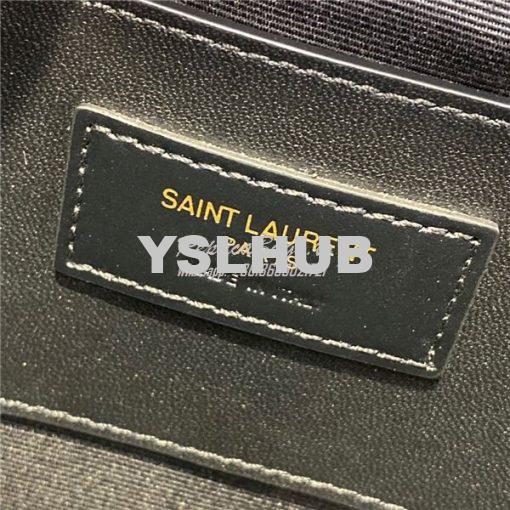 Replica YSL Saint Laurent 80's vanity bag in blanc vintage carré-quilt 12