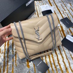 Replica Yves Saint Laurent YSL Loulou Small In Matelassé “Y” Leather i 2
