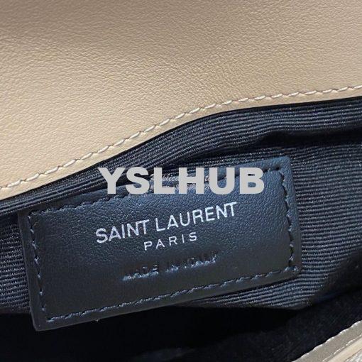 Replica YSL Saint Laurent Medium Loulou Bag In Beige "Y" Matelassé Lea 9