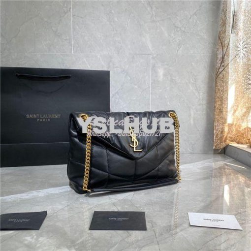 Replica Yves Saint Laurent YSL Loulou Puffer Small Bag In Quilted Lamb 3
