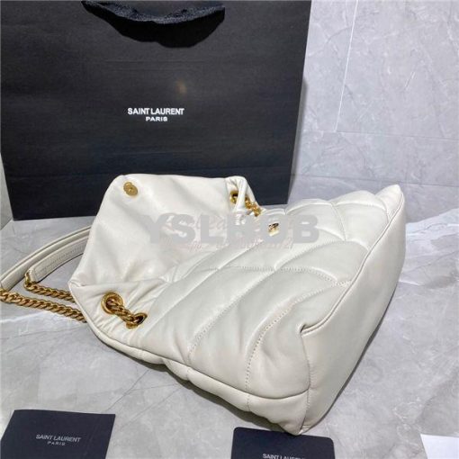 Replica Yves Saint Laurent YSL Loulou Puffer Medium Bag In Quilted Lam 14