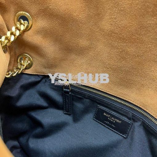 Replica YSL Saint Laurent Loulou Puffer Medium Bag In Quilted Suede An 9