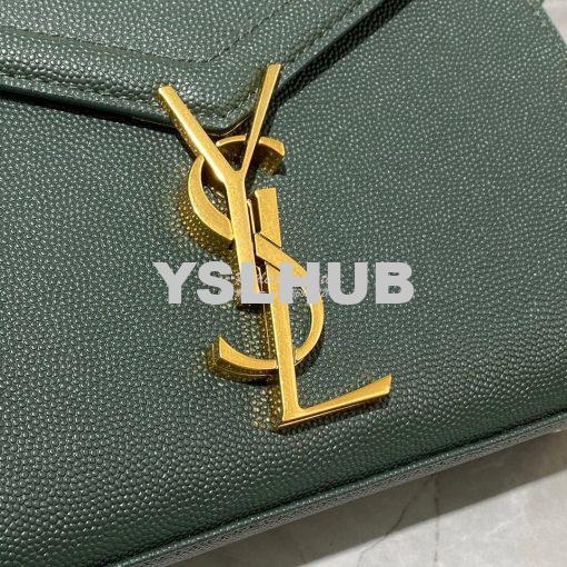 Replica YSL Saint Laurent Cassandra Mini Top Handle Bag In Grain De Po 5