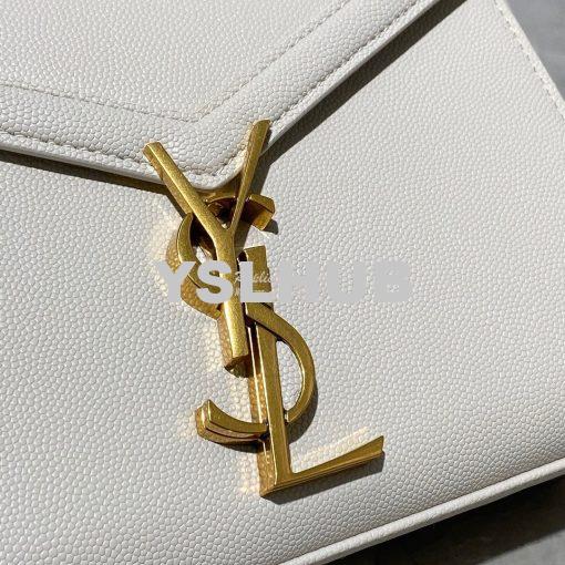 Replica YSL Saint Laurent Cassandra Mini Top Handle Bag In Grain De Po 6