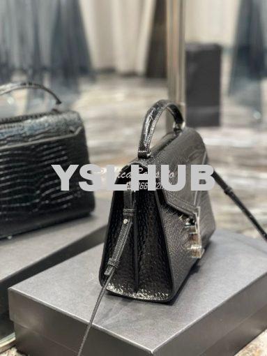 Replica YSL Saint Laurent Cassandra Medium Top Handle Bag In Shiny Cro 4