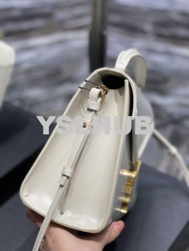 Replica YSL Saint Laurent Cassandra Medium Top Handle Bag In Smooth Le 5