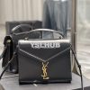 Replica YSL Saint Laurent Cassandra Medium Top Handle Bag In Smooth Le 14
