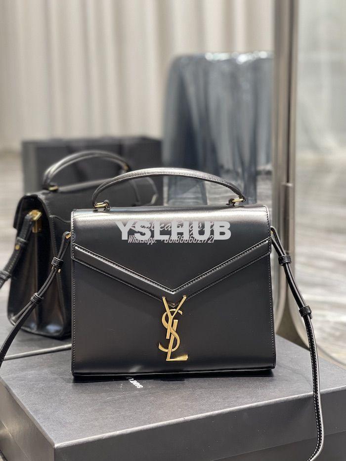 Replica YSL Saint Laurent Cassandra Medium Top Handle Bag In Smooth Le 10