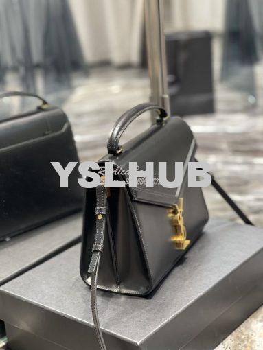 Replica YSL Saint Laurent Cassandra Medium Top Handle Bag In Smooth Le 3